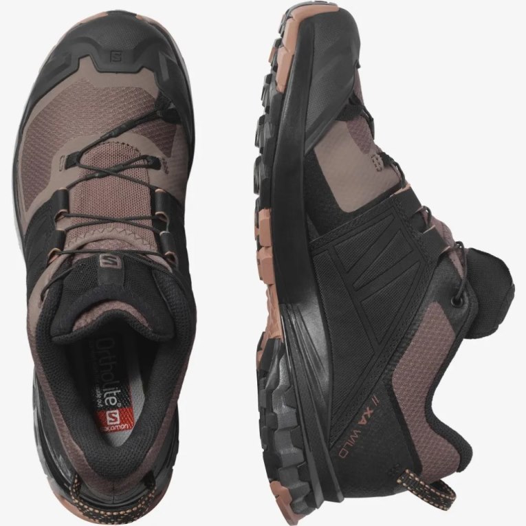 Tenis Para Trail Running Salomon Xa Wild Mujer Negros Marrom | MX VOKE853